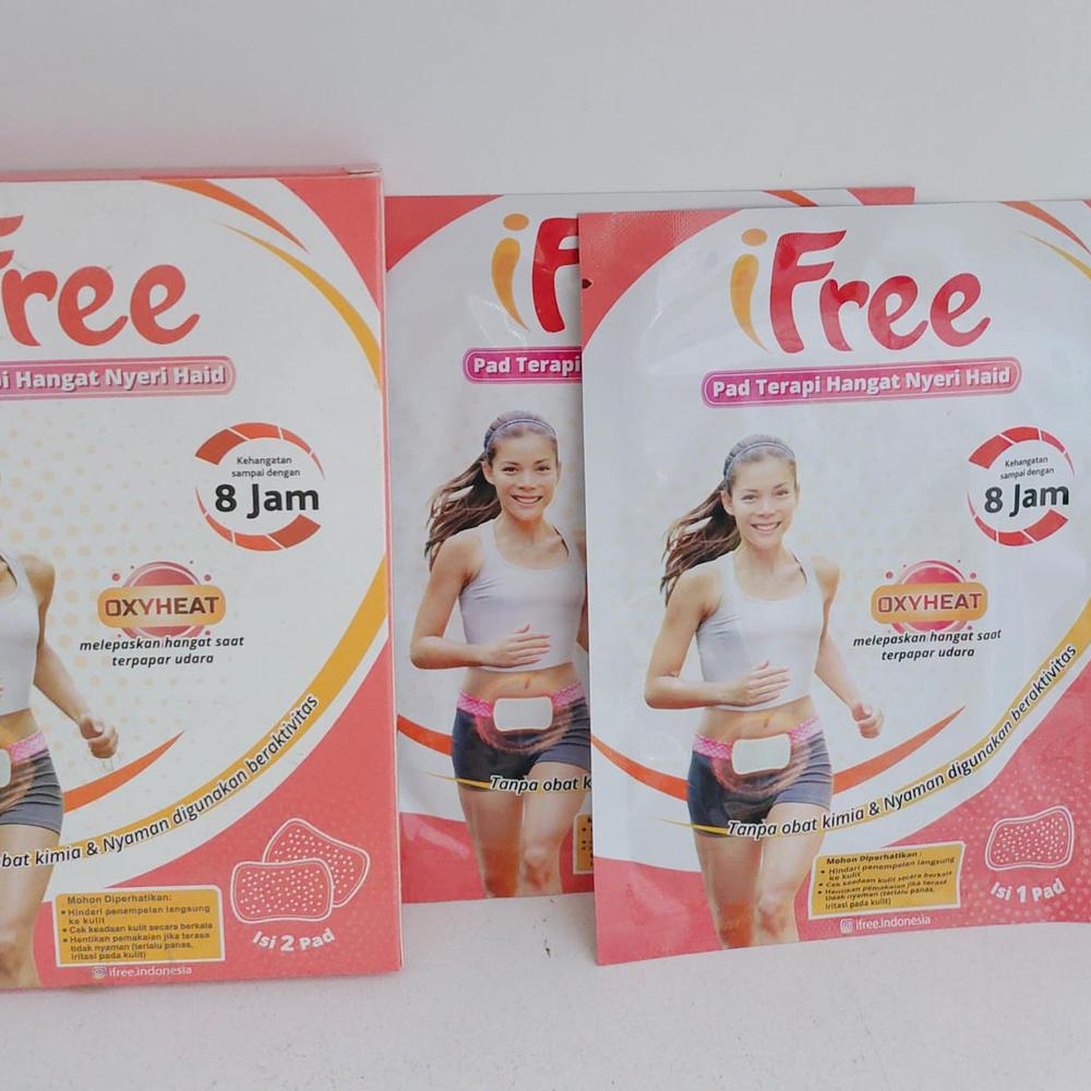 i free penghangat pereda nyeri haid wanita datang bulan isi 2pads lang
