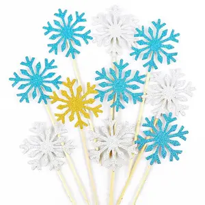 Topper salju/Topper salju Glitter princes elsa/isi 5pcs/snowflake elsa