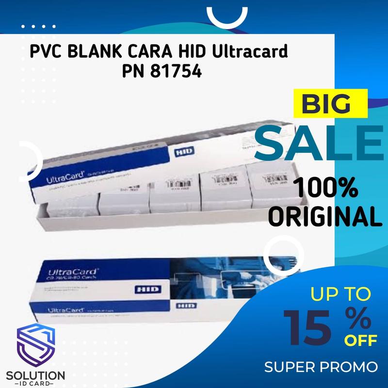 HID ULTRACARD NOCO 81754 / PVC Blank Card - Shop | Tokopedia