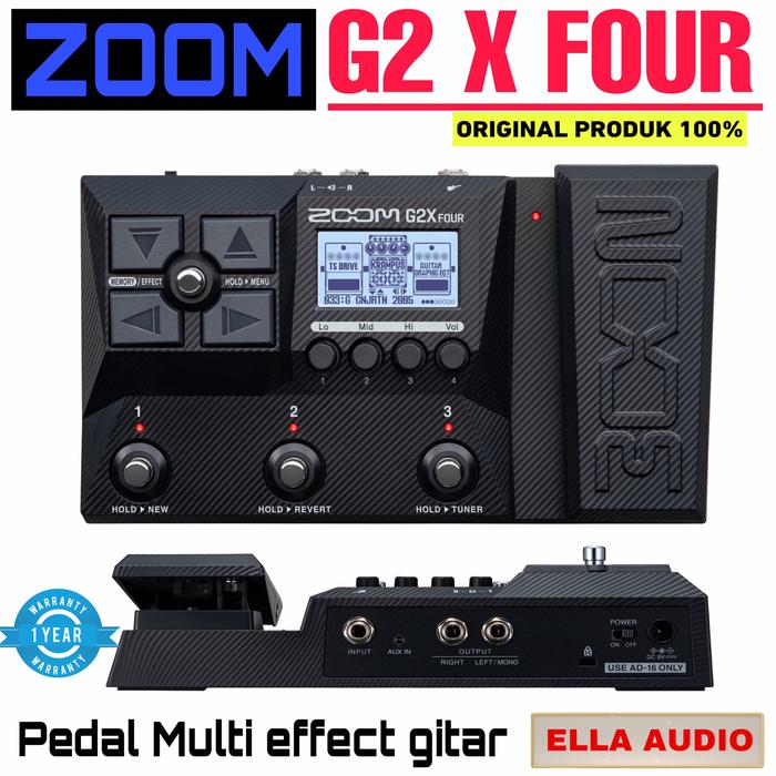 Jual Zoom G2X Four Guitar Multi Effects Processor With Expression Pedal ...