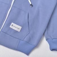 Gambar SWEATER ANAK ZIPPER HOODIE WARNA DEEP BLUE - S dari hoodieaddict.id Kota Bandung 3 Tokopedia