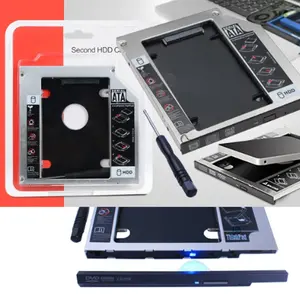 HDD Harddisk Second Caddy Slim Hardisk Case 9.5mm SSD Sata For Laptop