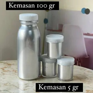 EDIBLE SILVER DUST | BUBUK WARNA SILVER 5 gr