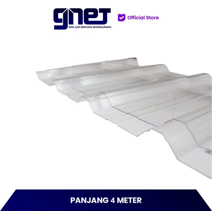 Gambar GNET Trimdeck Elite Tali Air | Atap Transparan Trimdek Polycarbonate - 4 Meter dari GNET Official Store Kab. Sidoarjo 5 Tokopedia