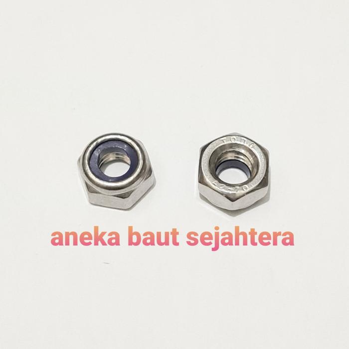 Gambar Mur Nylon M6 Stainless Steel dari ANEKA BAUT SEJAHTERA Kab. Bekasi Tokopedia