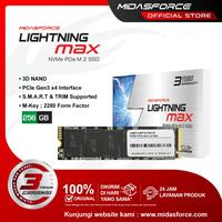 Gambar SSD M.2 NVME 256GB Midasforce Lightning Max PCIe Gen3 x4 dari Jaya Komputa Kota Administrasi Jakarta Pusat 1 Tokopedia