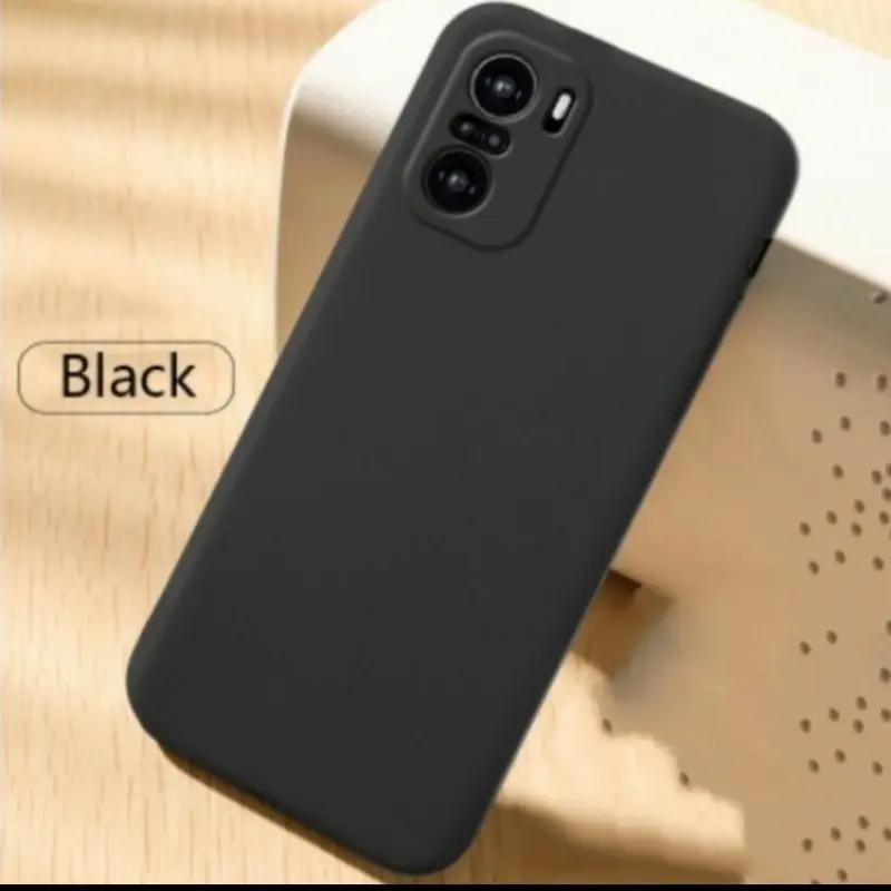 POCO F3 Silikon Case Slim Matte Doff Hitam Black Tipis 0