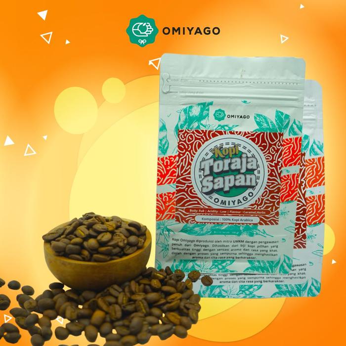 Gambar Kopi Bubuk Arabika Toraja Sapan Omiyago 100 gr dari Omiyago Kota Administrasi Jakarta Barat Tokopedia
