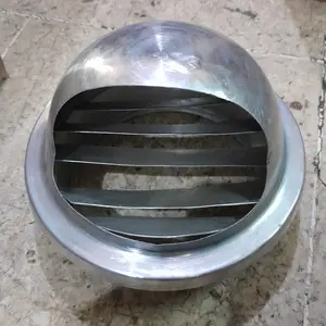 tutup exhaust stainless 4 inchi / tutup saluran pembuangan cookerhood