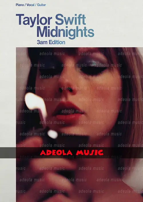 Buku Piano Artis Personal / (PPE-236) TAYLOR SWIFT – MIDNIGHT (3AM)