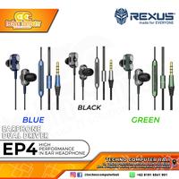 Gambar EARPHONE REXUS EP4 Dual Driver - Gaming Earphone dari Techno Computer Bali Kota Denpasar 1 Tokopedia