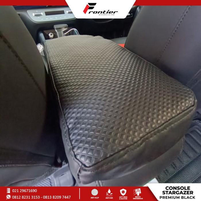 Cover Console Depan Frontier Khusus Untuk Hyundai Ioniq 5 Aksesoris Car - Classic black, TANPA BUSA