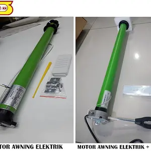 Motor Awning Gulung Tubular Motor Canopy Lipat etc