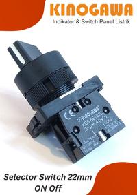 Gambar Selector Switch 22mm STAY PUT Plastik ON OFF-Diputar Ngunci-KINOGAWA dari KINOMAS Kota Administrasi Jakarta Barat 2 Tokopedia