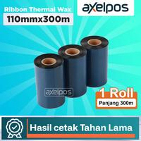 Gambar Thermal Wax Barcode Ribbon 110mmX300m dari Axelpos Kota Administrasi Jakarta Pusat 2 Tokopedia