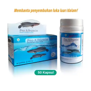 Kapsul Pro Albumin ikan Gabus 50 kapsul