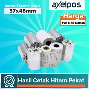 kertas Thermal Struk Kasir 57x48mm Untuk Printer Bluetooth