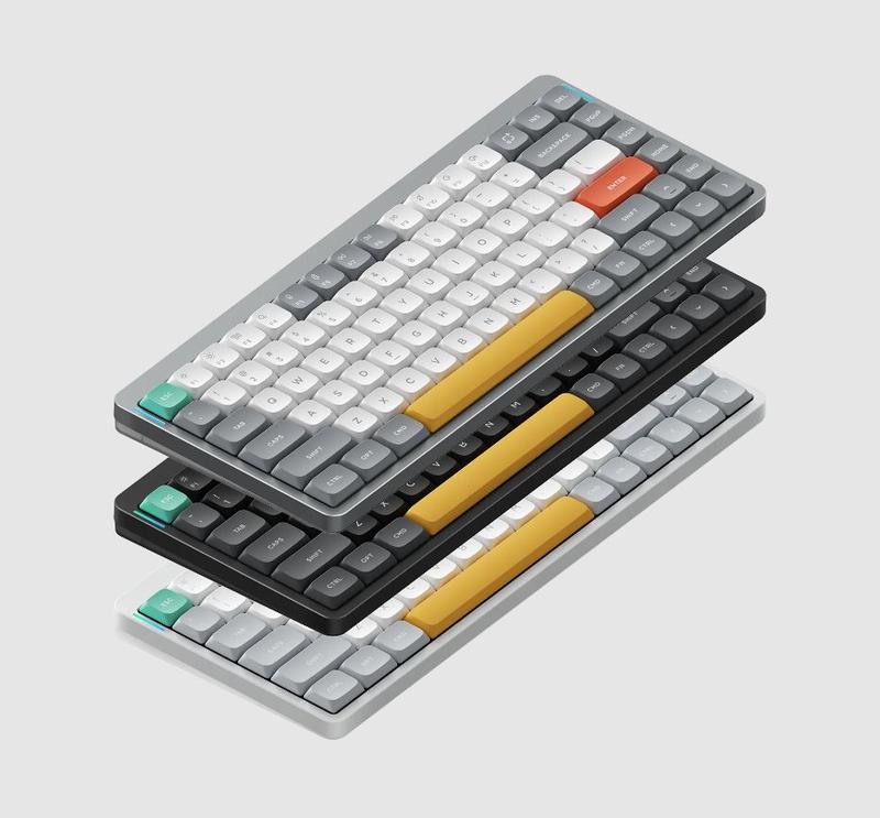 Paket NuPhy Air75 V2 QMK Wireless Custom Mechanical Keyboard + NuFolio V3 3
