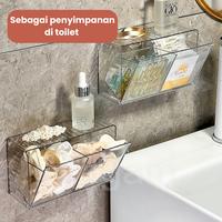 Gambar MEGAM Rak Kosmetik Rak Dinding Tempat Penyimpanan Perhiasan HSB720 dari Megam.id Kab. Tangerang 4 Tokopedia