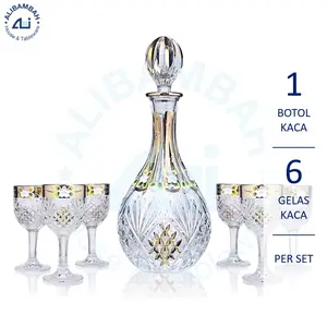 Crystal Wine Decanter Set Alibambah - ALB-003G
