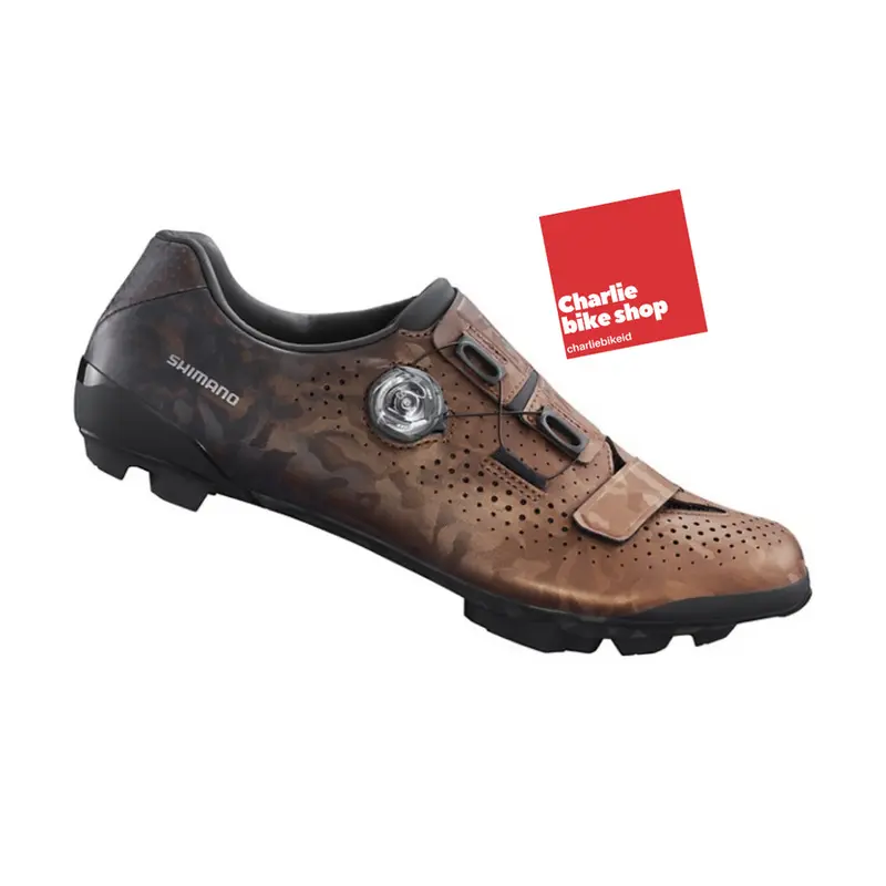 Sepatu MTB Gravel Cyclocross Cleat SHIMANO RX800 - Bronze 1