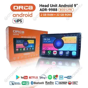 HEAD UNIT DOUBLE DIN ANDROID ORCA ADR-9988 9" INCH/ 10" INCH UNIVERSAL