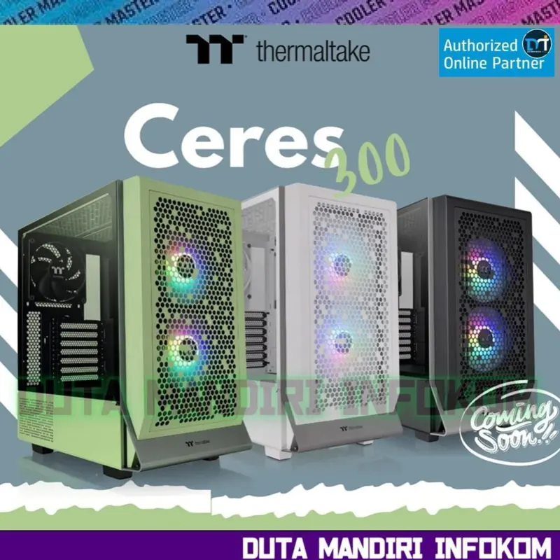 Thermaltake Ceres 300 TG ARGB - Tempered Glass Mid Tower Gaming Case 0