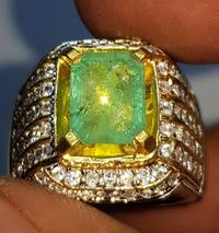 Gambar Batu Permata Natural Zamrud Emerald Beryl ZR014 Ikatan Perak HM Tabur dari CNC phoneshop Kota Administrasi Jakarta Pusat 1 Tokopedia