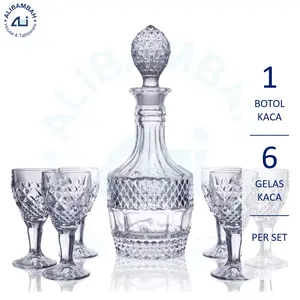 Crystal Wine Decanter Set Alibambah - ALB-002