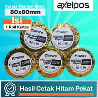 Gambar KERTAS STRUK KASIR 80 X 80 MM UNTUK PRINTER EPSON MOKAPOS dari Axelpos Kota Administrasi Jakarta Pusat 3 Tokopedia