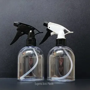 Botol Spray 500ml Clear Model Oval - Botol Semprot Big Trigger 500 ml