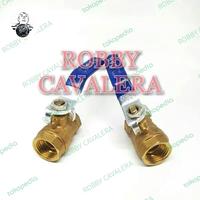 Gambar Ball valve Ball valep Stop Kran ½" Bahan Kuningan Pommini Pertamini dari Robby Cavalera Kota Tangerang 3 Tokopedia