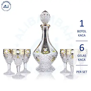 Crystal Wine Decanter Set Alibambah - ALB-006G