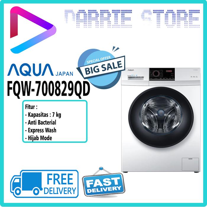 Gambar AQUA FQW-700829QD Mesin Cuci Front Loading 7 KG FQW700829 FQW700829QD dari Darrie Store Kota Depok Tokopedia