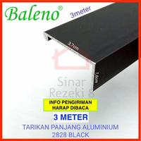 Gambar Tarikan Panjang Aluminium BLACK Lis Profil Handle Lemari 3 M Minimalis dari Sinar Rezeki 8 Kota Tangerang Selatan 1 Tokopedia