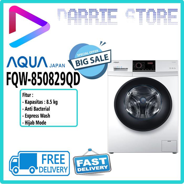 Gambar AQUA FQW-850829QD Mesin Cuci Front Loading 8.5KG FQW85029 FQW850829QD dari Darrie Store Kota Depok Tokopedia