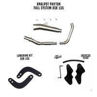 Gambar XSR-155 Paket Knalpot pyhton / Lowering kit / Bracket footstep santuy dari SAC Product Kota Depok 1 Tokopedia