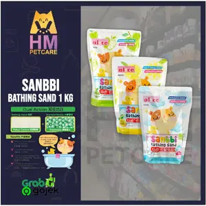 SANBBI Bathing Sand 1KG - Pasir Mandi Hamster 1 kg Pasir Hamster Wangi