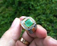 Gambar Batu Permata Natural Zamrud Emerald Beryl ZR015 Ikatan Perak HM Mewah dari CNC phoneshop Kota Administrasi Jakarta Pusat 3 Tokopedia