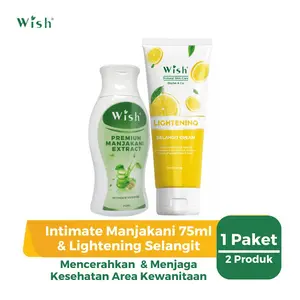 Paket Cerah Sehat - Wish LIGHTENING SELANGIT & INTIMATE Manjakani 75ml