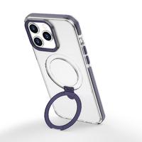Gambar Case Compatible With iPhone 15 Pro/Max/Plus WiWU Geek 3 in 1 Foldable Stand MagSafe - Dark Purple, iPhone 15 Pro dari WiWU Official Kota Bekasi 2 Tokopedia