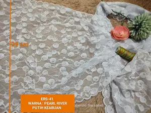 RENDA ERS-42 PEARL RIVER/PUTIH KEABUAN Lebar : 29 cm