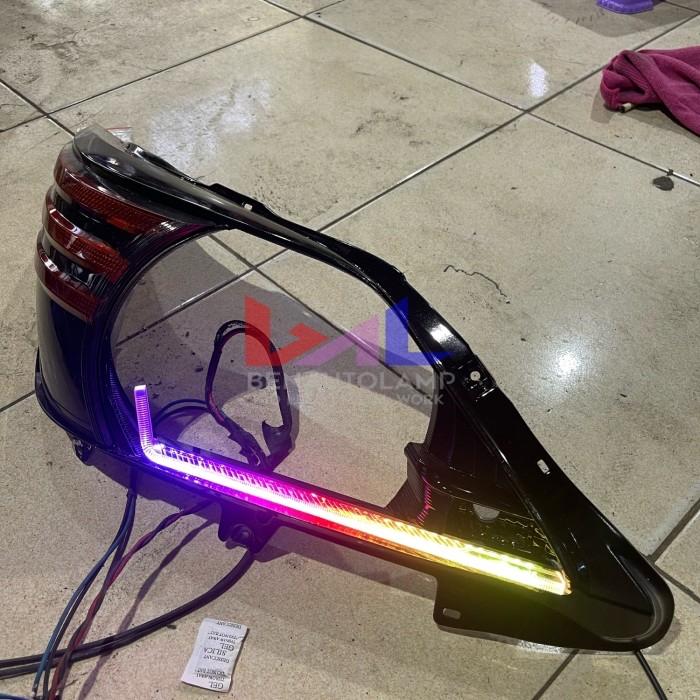Drl slim frame lazy eye innova grand barong warna warni rgb matrix ...
