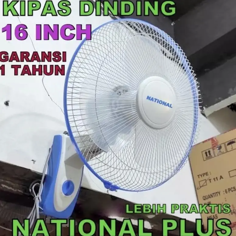New stock KIPAS ANGIN DINDING 16 inch NATIONAL PLUS / N PLUS / KIPAS