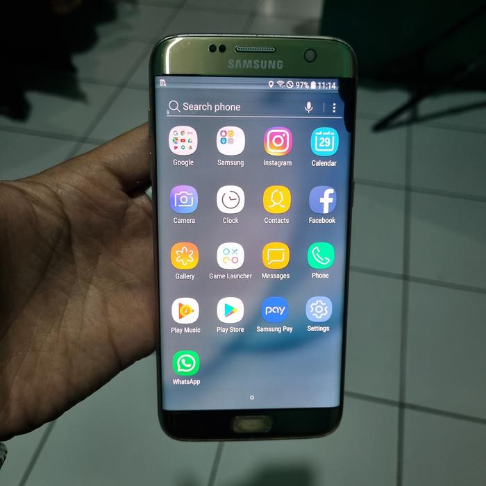 Gambar Lcd Original Bekas Cabutan Samsung s7 edge Minus Layak Pake dari Babang Alek Kota Bandung Tokopedia