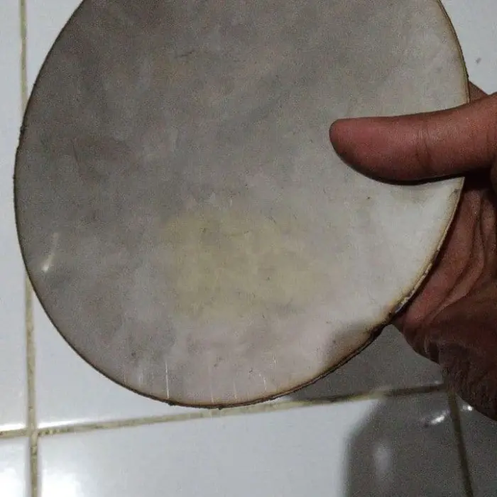 plat bulat stainless 304 tebal 3mm diameter 120mm id 80mm