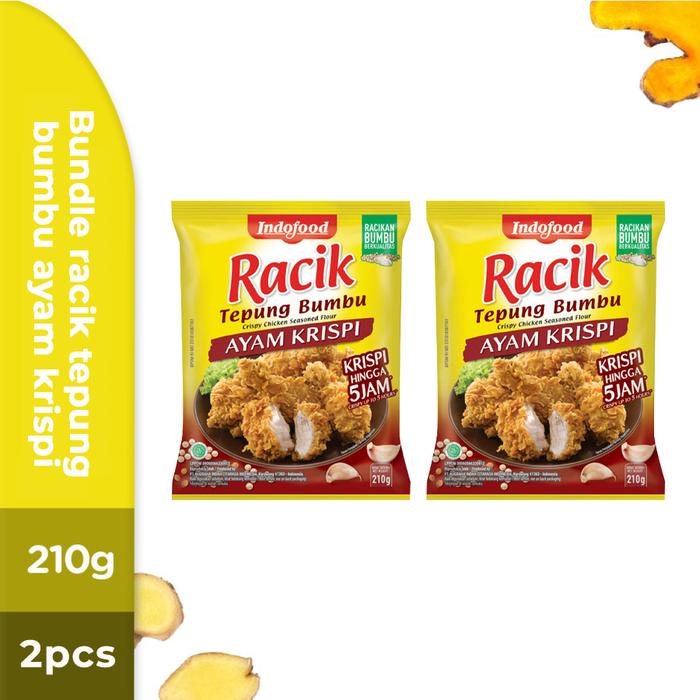 Gambar 2 PCS - Tepung Racik Ayam Krispi 210 Gr dari Dapur Indofood Official Kota Administrasi Jakarta Timur Tokopedia