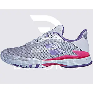 Babolat Jet Tere White Lavender AC Shoe ( Tennis Shoes Sepatu Tenis )