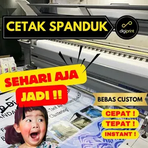 CETAK SPANDUK MURAH CEPAT FLEXY China 280 340 Korea 440 2JAM JADI - Digiprint Pasar Minggu