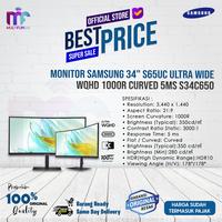 Gambar Monitor Samsung 34" S34C650 Curved Wide WQHD 1000R 5Ms Garansi Resmi - S34C650, TANPA KAYU dari Multifungsi Online Kota Administrasi Jakarta Pusat 1 Tokopedia